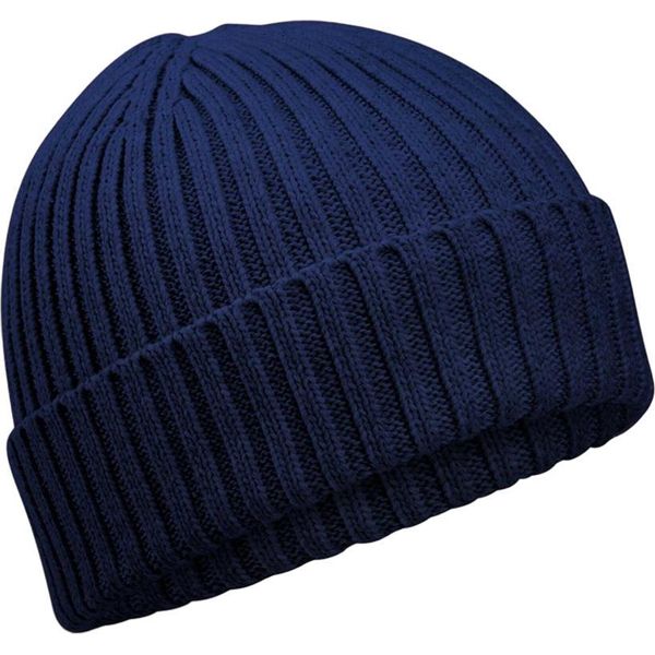 Beechfield - Berretto Per Bambini, Cotonelogico BC6911 (Taglia Unica) (Blu Navy)-image