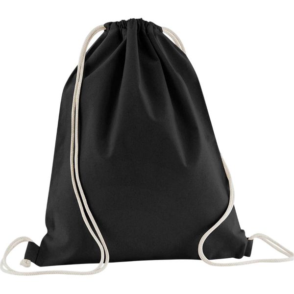 Westford Mill - Borsa Da Palestra "Inco"", Cotone Organico BC6919 (Taglia Unica) (Nero)"-image