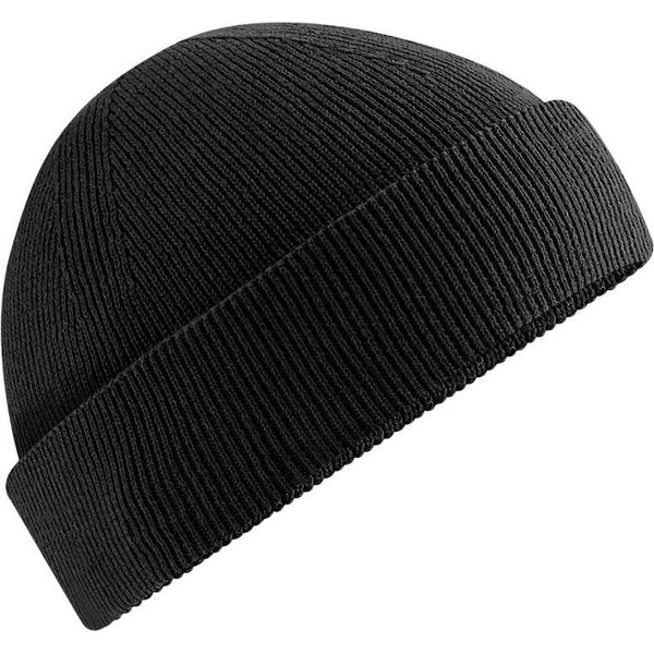 Beechfield - Berretto "Fisherman"" Per Uomo/Donna Unisex, Cotone Organico BC6905 (Taglia Unica) (Nero)"-image