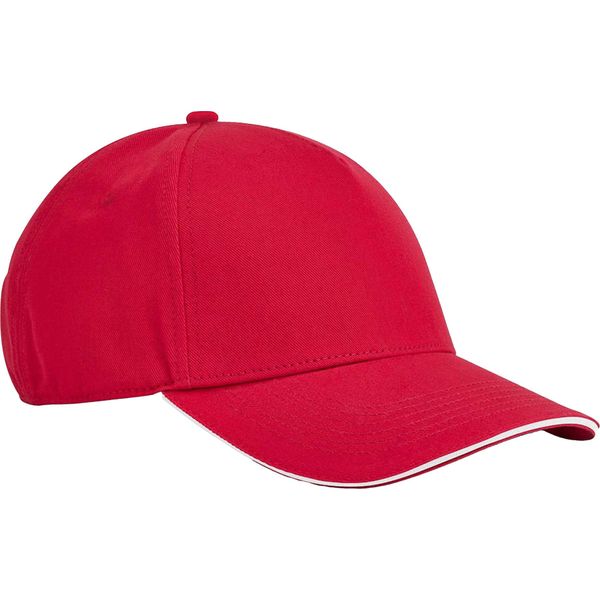 Beechfield - Cappello Da Baseball "Earthaware Classic"", Cotone Organico BC6902 (Taglia Unica) (Rosso/Bianco)"-image