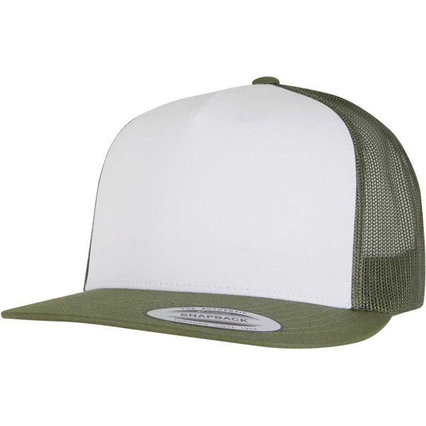 Flexfit - Cappello Trucker "Classic"" Per Uomo/Donna Unisex BC6936 (Taglia Unica) (Olive/White/Loden)"-image