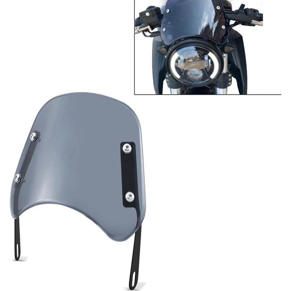 Parabrezza Per Honda Cb 750 Seven Fifty / Cb 500 FB3 Grigio Fumo-image