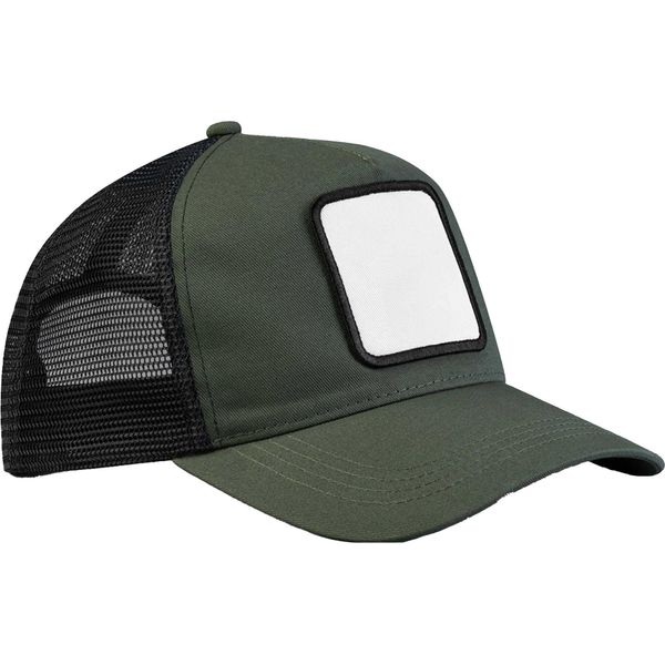 Beechfield - Cappello Trucker Per Uomo/Donna Unisex, 5 Segmenti BC6935 (Taglia Unica) (Verde Oliva/Nero)-image