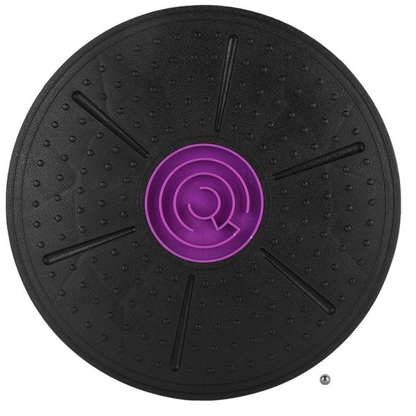 Tavola Oscillante A Labirinto Viola Per L'allenamento Yoga, Gli Esercizi Di Fitness E L'allenamento Della Stabilità-image