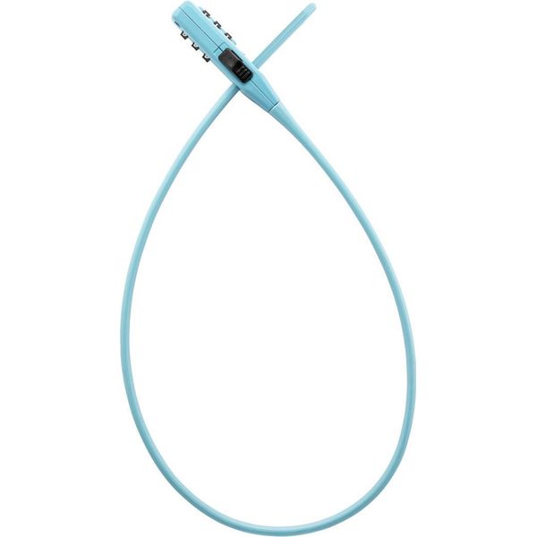 Serratura A Combinazione Di Cavi Trelock Morsetto Per Fascette Strap It Blu-image