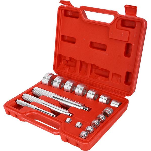 Set Di Utensili In Alluminio Da 17 Pezzi Per L'estrazione E La Rimozione Di Piccole Guarnizioni E Boccole Dei Cuscinetti Delle Ruote-image