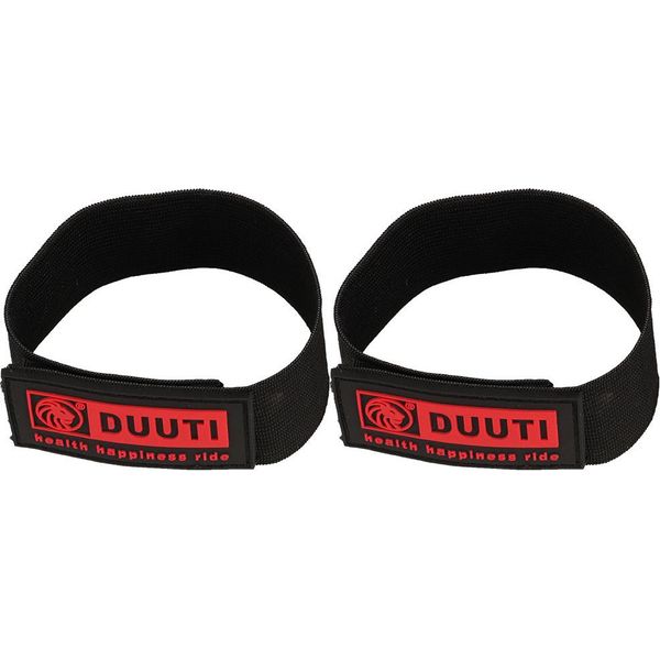 2 Pezzi Clip Per Pantaloni Da Bicicletta, Cintura Di Sicurezza Elastica Per Le Gambe, Accessori Per Il Ciclismo Nero-image