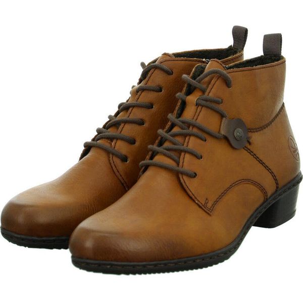 Rieker Donna Stivaletto Stringato Marrone, Colore:Marrone, Eu Size:40-image