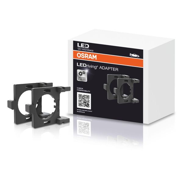 Osram Ledriving Staffa Di Montaggio Adattatore DA02 Per Night Breaker Led H7-LED (Confezione Da 2)-image