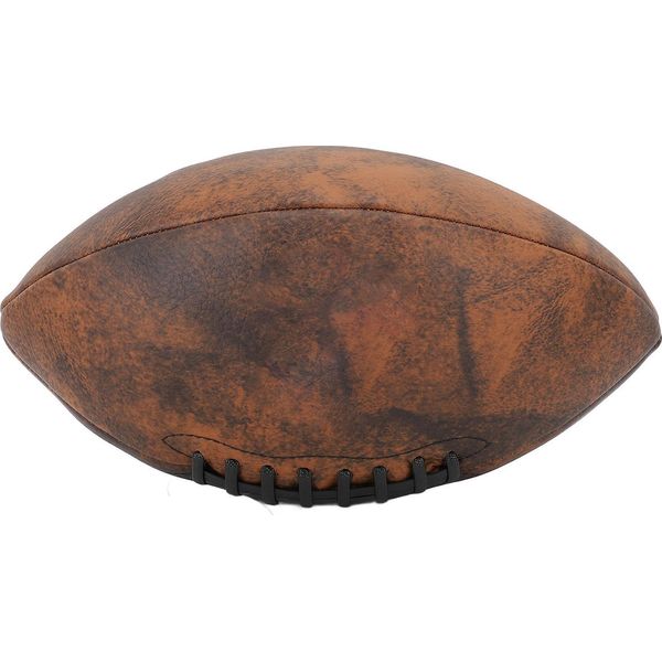 Pallone Da Calcio Da Allenamento Taglia 9 Pallone Da Rugbypoliuretanoimpugnatura Confortevole Design Vintage Sport Duraturo Per La Partita-image