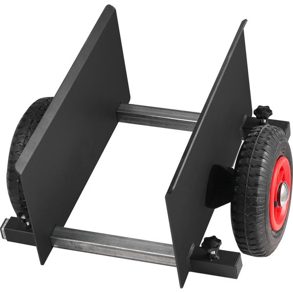 Succebuy Carrello Per Pannelli, Carrello Per Pannelli Con Capacità Di Carico Di 274 Kg, Carrello Per Cartongesso Per Impieghi Gravosi Con Ruote Pneumatiche Da 20,3 Cm, Carrello A Pinza Regolabile Per La Movimentazione Di Materiali In Cartongesso-image