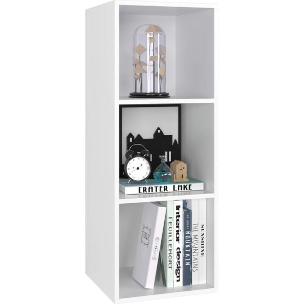 Libreria, Design Moderno, Salvaspazio, Bianco-image