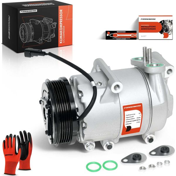 Frankberg 1X Compressore Aria Condizionata Per Ford C-Max DM2 Focus Ii Volvo C30 S40 Ii V50 1.6L-2.0L-image
