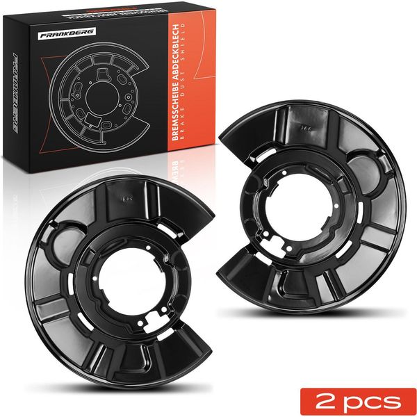 Frankberg 2X Piastra Di Ancoraggio Disco Freno Asse Posteriore Entrambi I Lati Per Bmw E90 F30 F80 E91 E92 E93 330I 335D-image