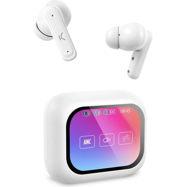 Ksix Vision, True Wireless Stereo (Tws), Chiamate / Musica / Sport / Tempo Libero, 20 - 20000 Hz, Cuffie Con Microfono, Bianco-image