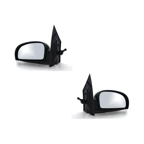 Johns, Specchio Retrovisore Esterno Per Hyundai Getz (Tb) 09/02- Set Destro E Sinistro, Nero-image