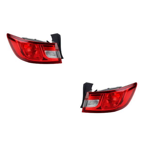 Johns, Fanale Posteriore Combinato Adatto Per Renault Clio 11/12-08/16 Set Esterno Lin. Rec. 265554091R 265502631R-image