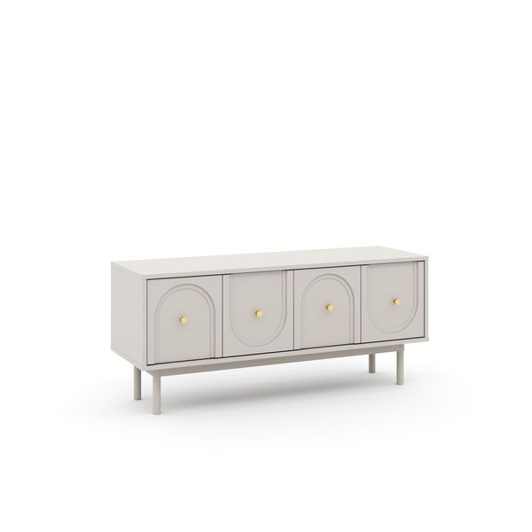 Mobile Tv Mazoma MZ01 - Cashmere Con Maniglie Dorate - 154 Cm-image