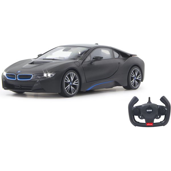 Rc-Auto Jamara "Bmw I8 1:14 Schwarz", Schwarz, Fernlenkfahrzeuge, Kinderb:34Cm H:9Cm T:16Cm, Kunststoff, B:34Cm H:9Cm T:16Cm-image
