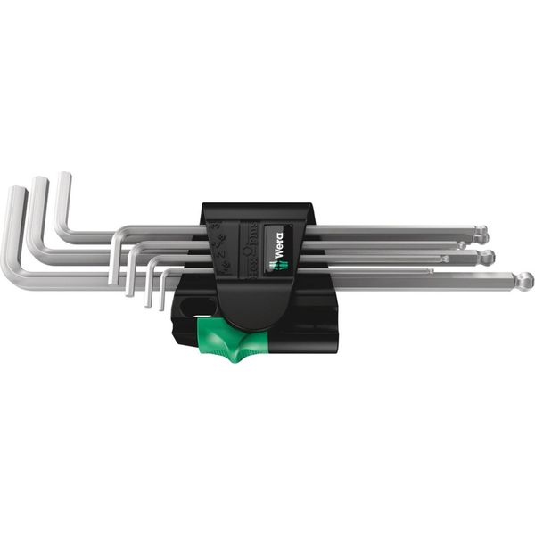 Wera 950 PKL/7B Sm Set Di Chiavi Offset Magnetiche, Metriche, Telaio Cromato-image