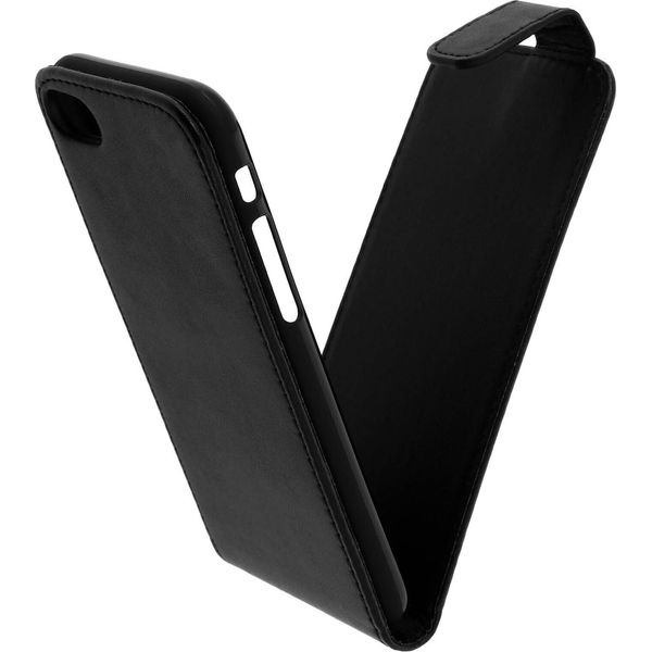 Avizar, Custodia Protettiva Verticale Flip Per Apple Iphone 7 / 8 / Se 2020, Nero-image