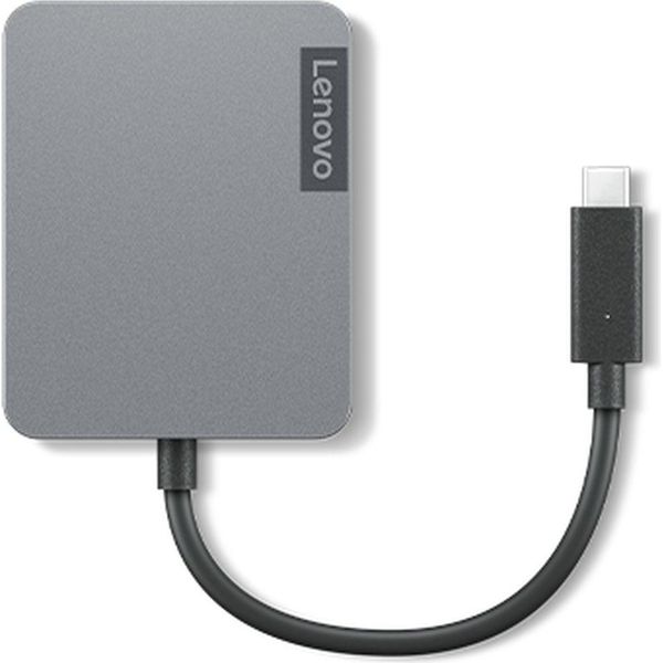 Lenovo 4X91A30366 Replicatore Di Porte E Docking Station Per Laptop Cablato Usb 2.0 Type-C Grigio-image