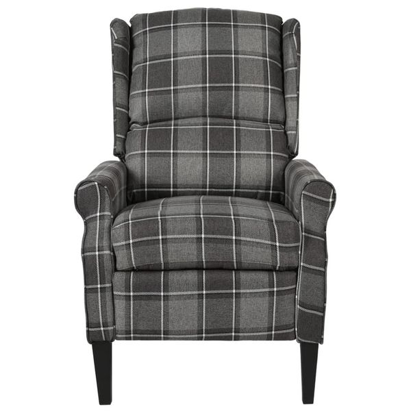 Syfax™ Poltrona Massaggiante Reclinabile Grigia In Tessuto-image