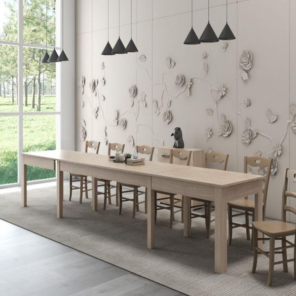 Tavolo Super4 160X90 Allungabile A 320 Cm Colore Olmo-image