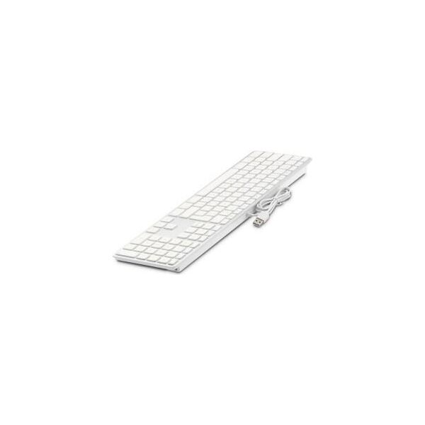 Tastiera Usb Lmp 110 Tasti Cablati Con 2X Usb E Copertura Superiore In Alluminio - Ceco-image