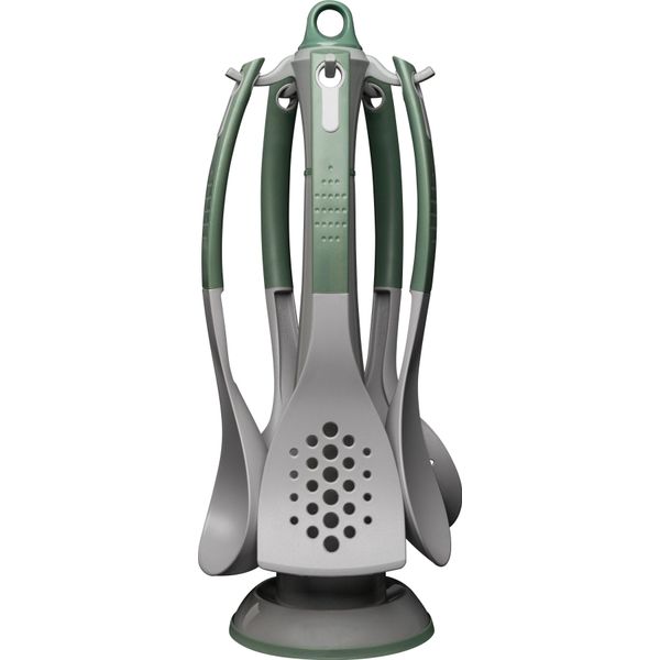 Set Di Utensili Da Cucina Michelino 6 Pezzi Utensili Da Cucina Serie Alythia Verde-image