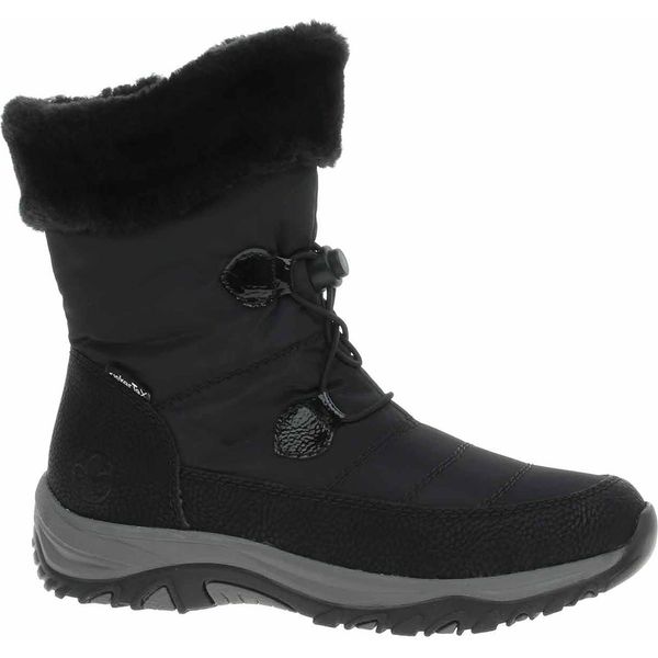 Rieker Scarpe Donna Stivali Foderato Nero Tempo Libero, Misura Delle Scarpe:40 Eu-image