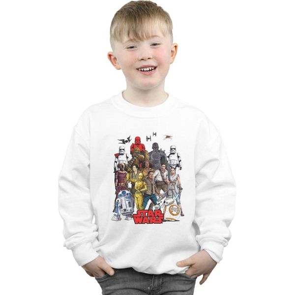 Star Wars - Felpa "The Rise Of Skywalker"" Per Ragazzi BI37549 (116) (Bianco)"-image