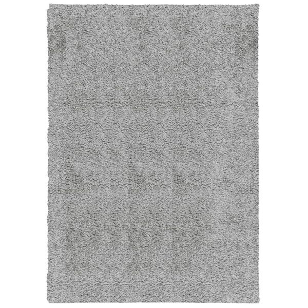 Vidaxl Tappeto Shaggy Pamplona A Pelo Alto Moderno Grigio 120X170 Cm-image
