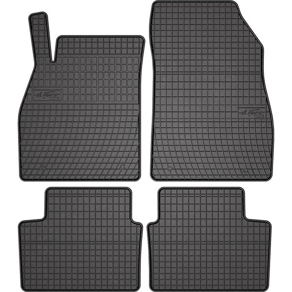 Omac Tappetini In Gomma Per Chevrolet Malibu 2008-2016 Tappetini Auto Tpe Nero 4X-image