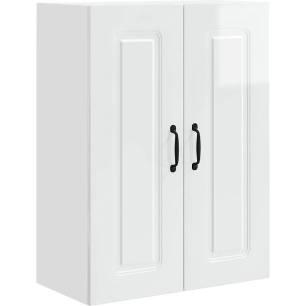 Syfax™ Mobile Da Cucina Kalmar Bianco Lucido 60 X 31 X 80 Cm-image