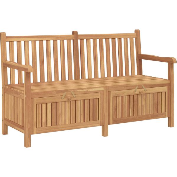 Syfax™ Panchina Marrone 150 X 60 X 90 Cm Legno Di Teak Solido-image
