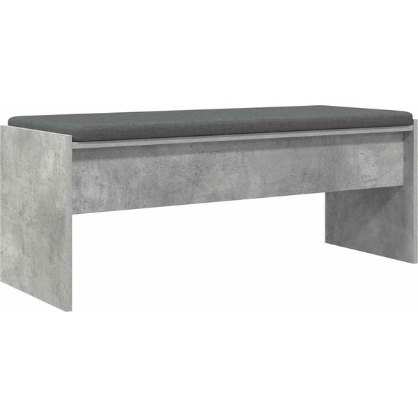 Syfax™ Panca Per Ingresso Con Cuscino Grigio Cemento 103 X 38 X 40 Cm-image