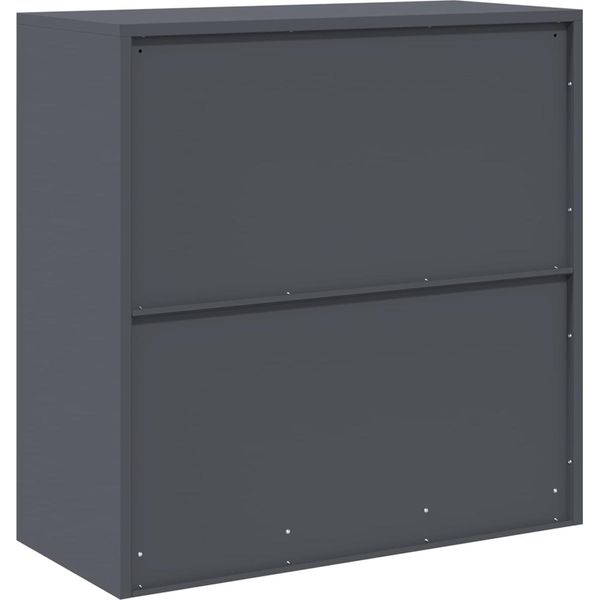 Syfax™ Armadio Antracite 90 X 40 X 90 Cm Acciaio-image