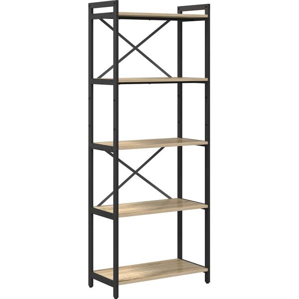 Syfax™ Libreria Rovere Sonoma 60 X 30 X 155 Cm Legno Multistrato-image