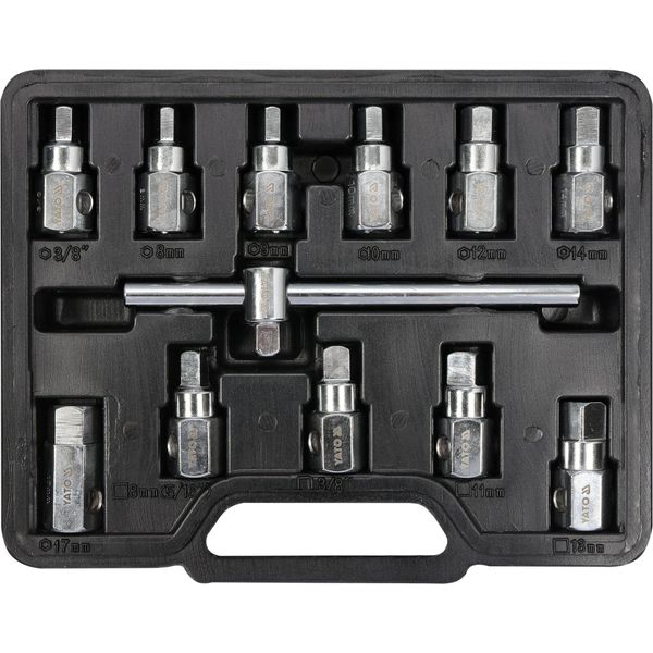 Set Di Chiavi Per Lo Scarico Dell'olio Da 3/8" 12 Pezzi"-image