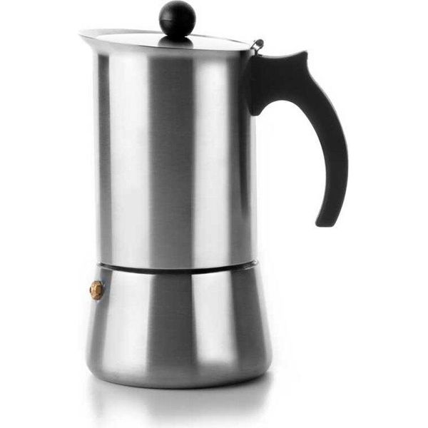 Ibili Indubasic Caffettiera Italiana 12 Tazze Argento Argento Taglia Unica-image