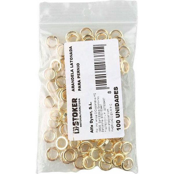 Stoker 8,0X14,0 Mm Rondella Per Cerniera 100 Unità Taglia Unica-image