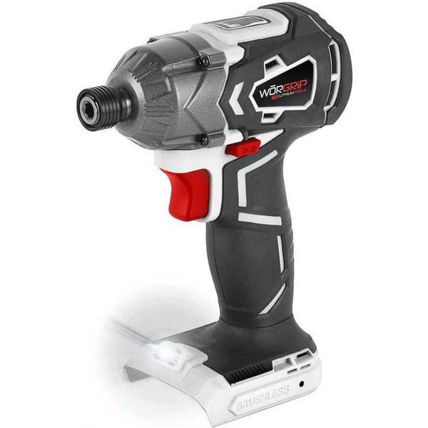 Avvitatore A Impulsi Senza Batteria Worgrip 20V Argento Argento Taglia Unica-image