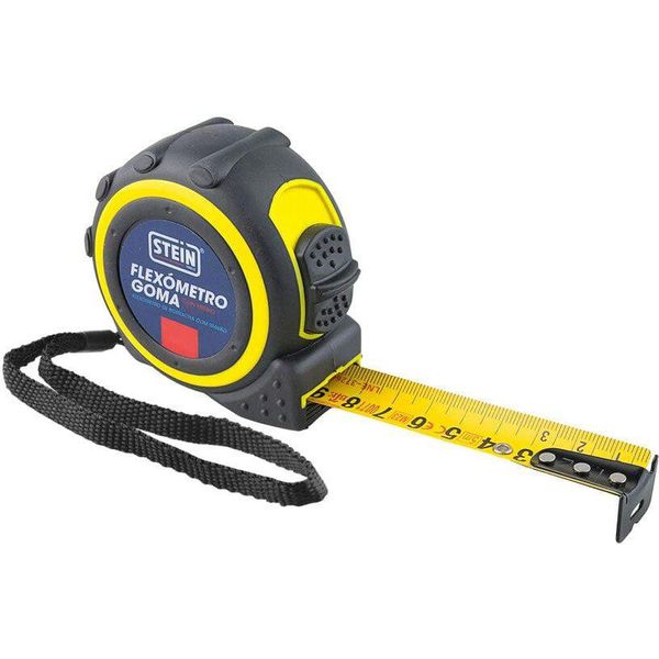 Metro Di Pietra Con Custodia In Gomma 5 M 25 Mm Giallo Giallo Taglia Unica-image