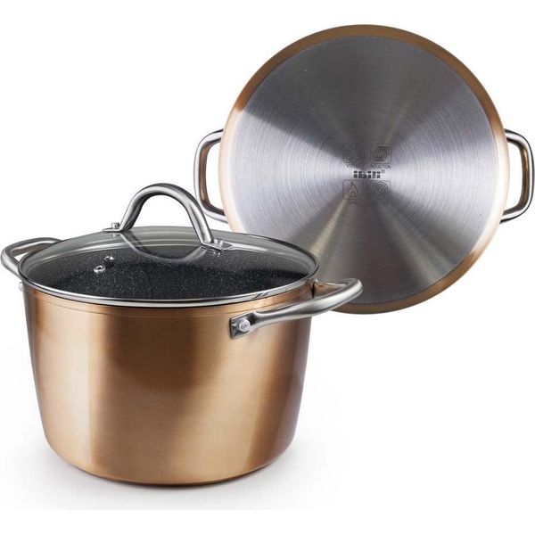 Casseruola Ibili Natura In Rame Da 20 Cm Argento Argento Taglia Unica-image