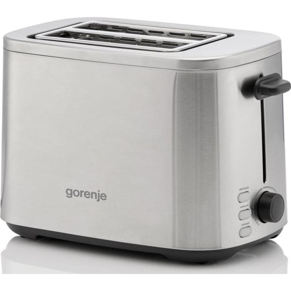 Gorenje Toaster | T800DS | Number Of Slots 2 | Housing Material Stainless Steel-image