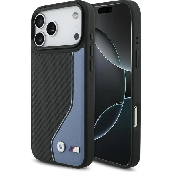 Custodia Bmw M Carbon Logo Magsafe Na Iphone 17 Pro Max - Niebieskie-image