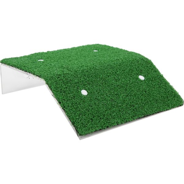 Piattaforma Per Rettili In Plastica Con Simulazione Di Prato Per Prendere Il Sole E Arrampicarsi Sul Paesaggio-image