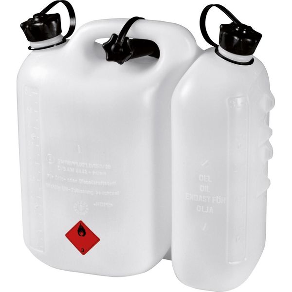 Tanica Combinata Hikoki - Doppia Tanica 5L + 3L Per Benzina E Gasolio-image
