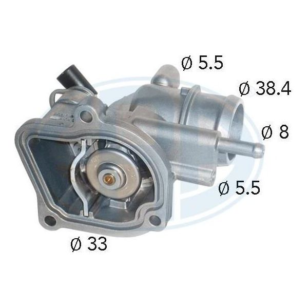 Termostato Era Refrigerante 87°C Adatto Per MERCEDES-BENZ Classe E Berlina (W211) Vito Bus (W639) Sprinter Furgone Da 3,5 Tonnellate (906) Viano (W639)-image